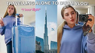 TRAVELLING ALONE TO DUBAI VLOG 2023! *flying home from boarding school*