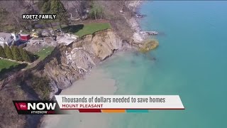 Lake Michigan erosion costly