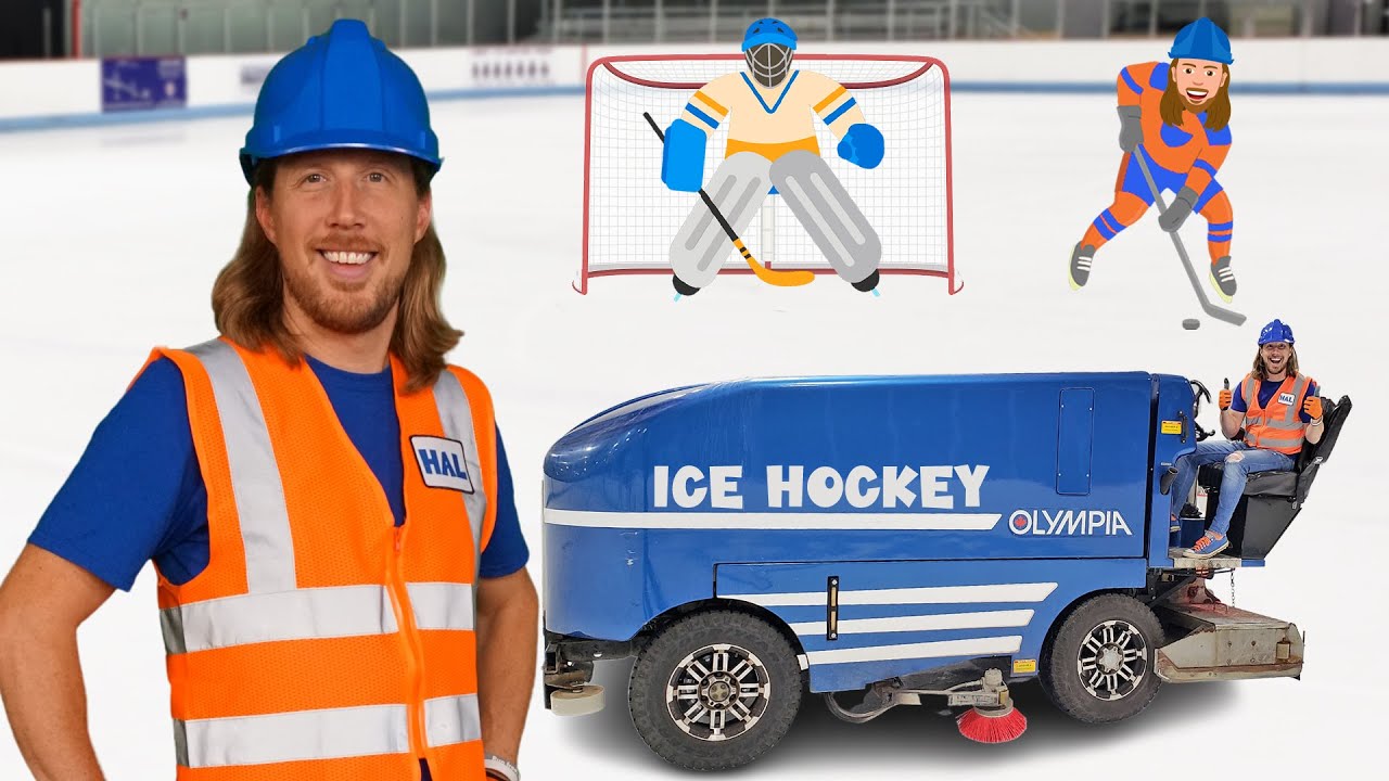 Handyman Hal Explores Ice Hockey Rink Ice Shaving Machine Ice