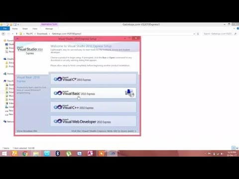 How to Download Visual Studio 2010 Express | Tamil