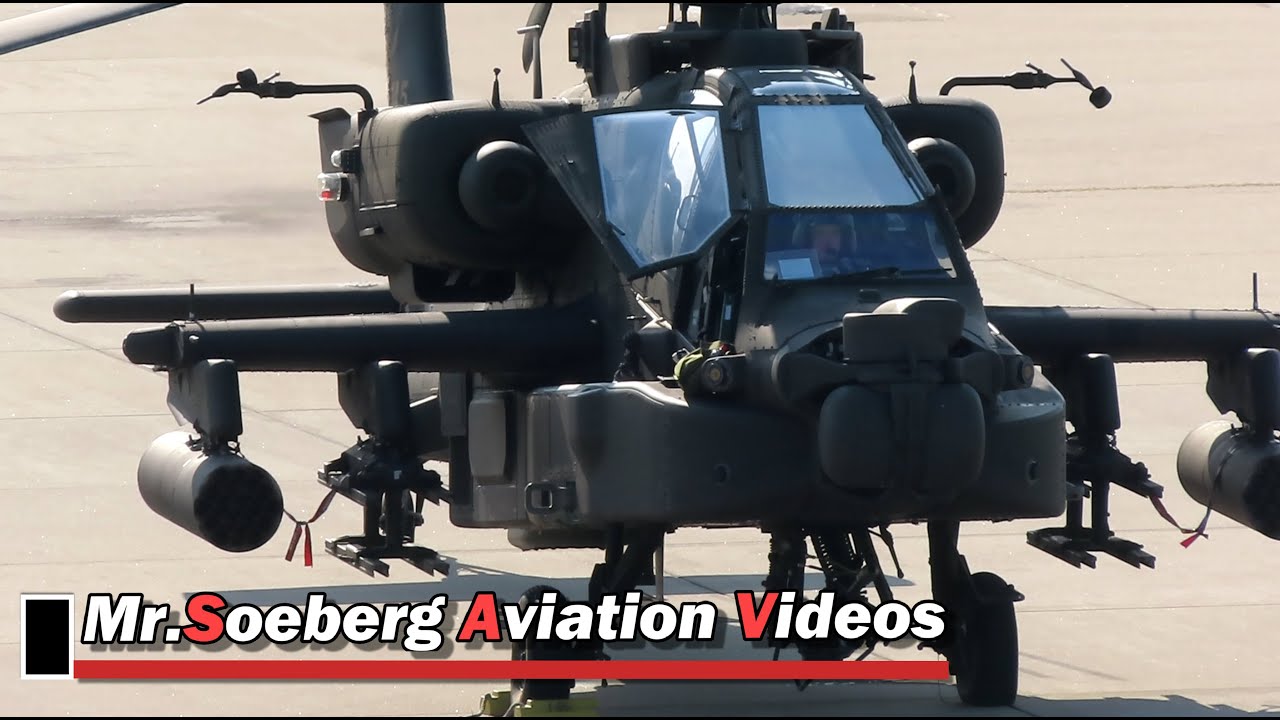 MIGHTY AH-64  APACHES, 3rd CAB US Army, Arrivals Eindhoven