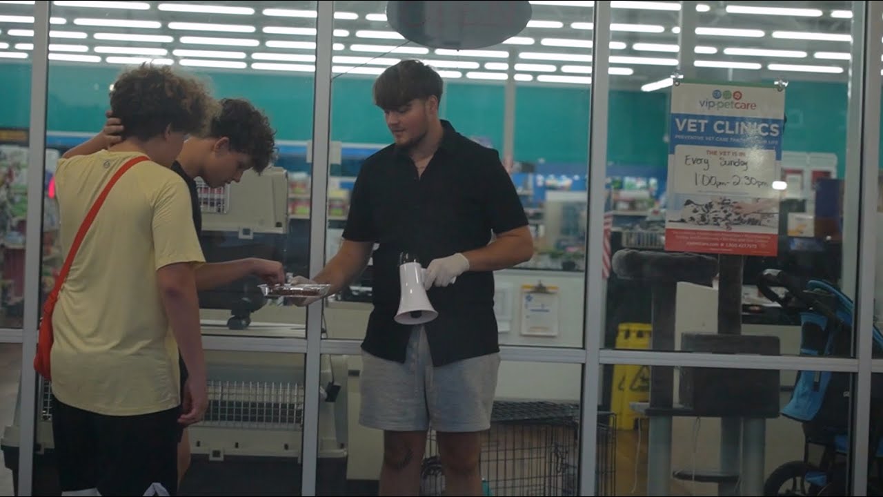 Feeding people dog meat prank!