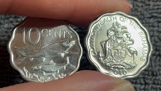 2010 Bahamas 10 Cents Coin • Values, Information, Mintage, History, and More