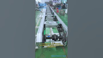Vertical track curved guide rail conveyor system, customized automatic rotary conveyor equipment