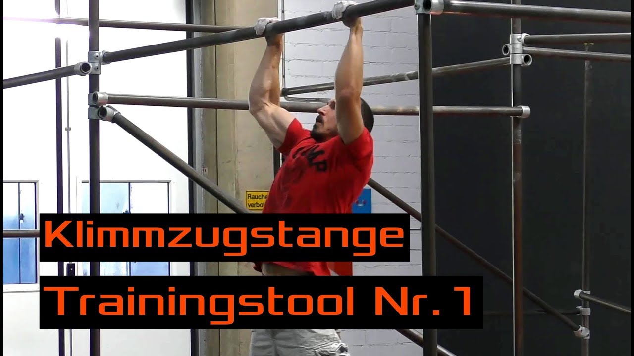Die Klimmzugstange - Trainingstool Nr. 1 für Kletterer und Boulderer!