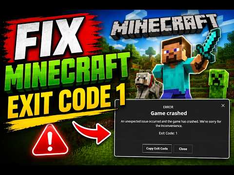 How To Fix Minecraft Exit Code 1 Error