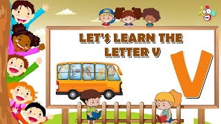 Let's Learn the Letter V || V for Van | Abc kid | Pre-School Learning | ABC Song #abcd | Puntoon