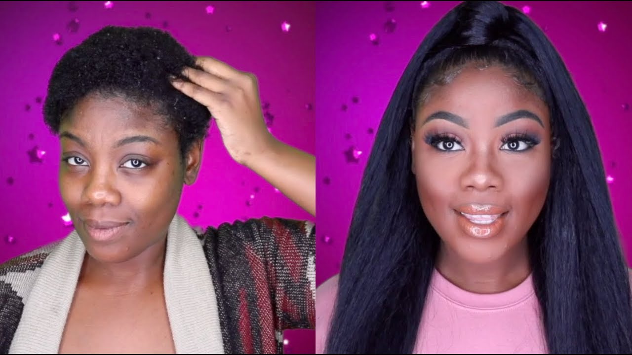 Easy Up/ Down Hairstyle on Short Natural Hair