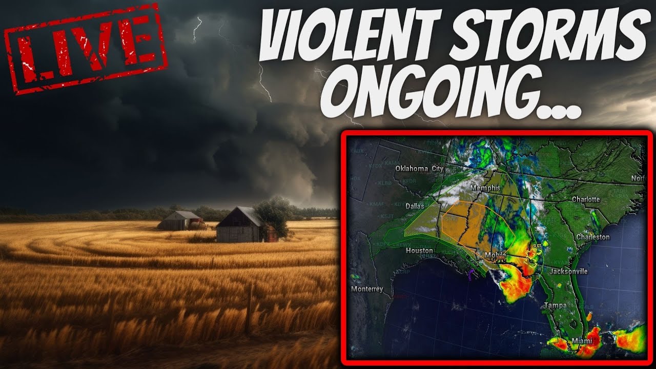 🔴BREAKING WEATHER - Destructive Storms Continue... Violent Hail ...