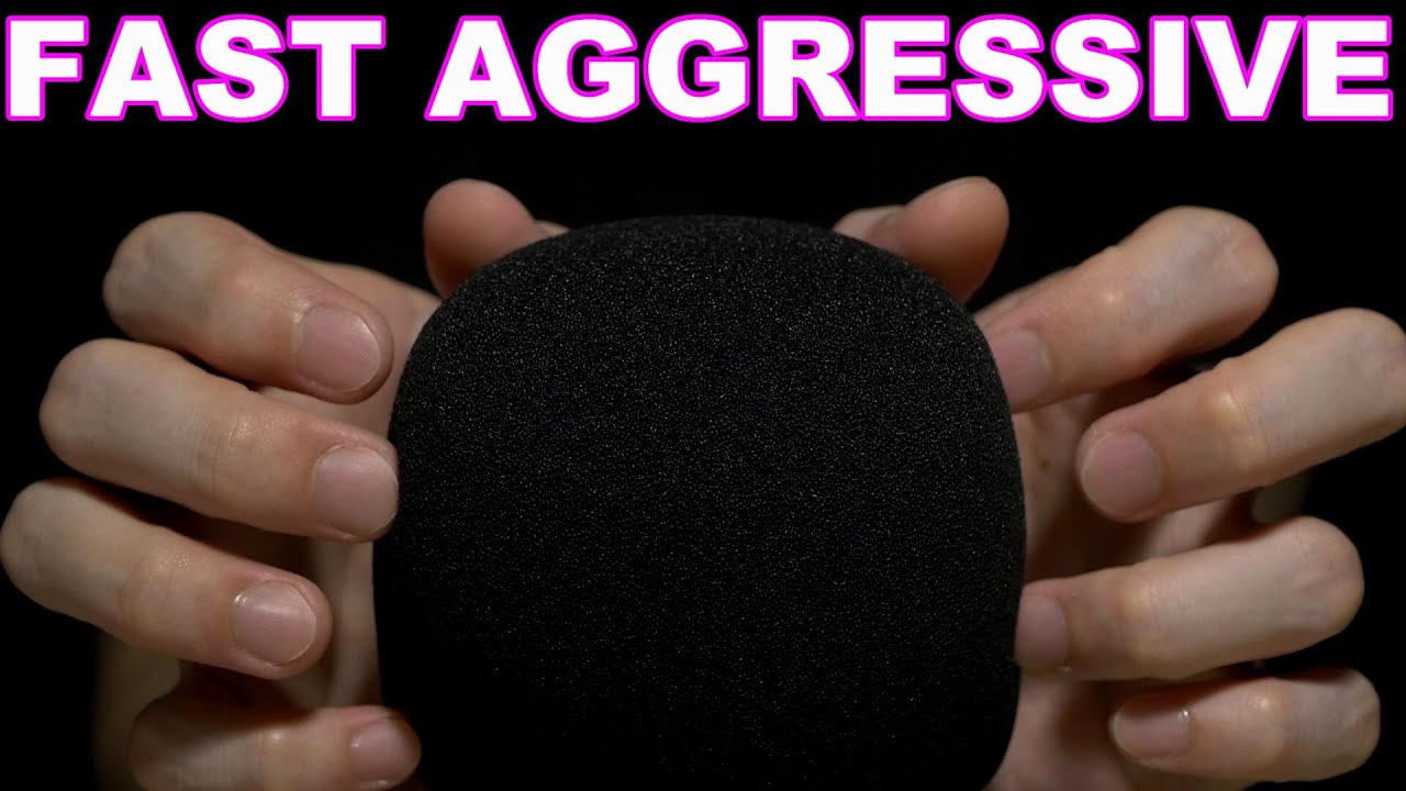 ASMR FAST AGGRESSIVE Mic Scratching No Talking 1HOUR - YouTube