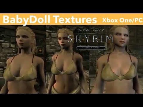 Skyrim SE Xbox One/PC Mods|BabyDoll Textures - YouTube