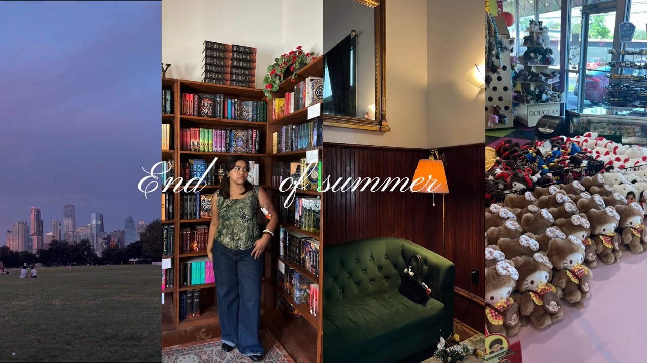 summer diaries | end of summer in austin, monchhihi hippers, exploring bookstores 
