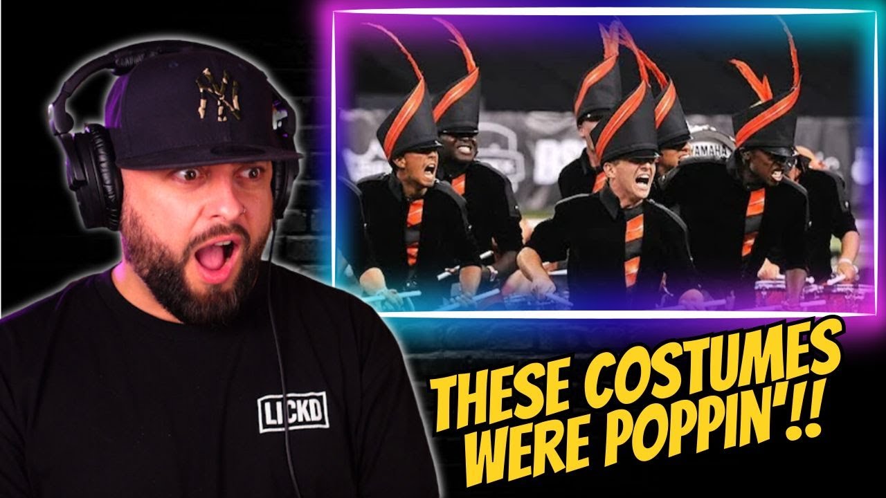 Реакция британцев на барабанный корпус | Carolina Crown 2015 Inferno