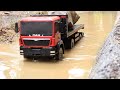 Best Skill Trailer Truck RC Science Technology Road Construction Processing Build Decorative Working