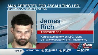 Topeka man arrested for striking Shawnee Co. Sheriff’s deputy patrol car