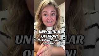 This is an unpopular opinion, but doing the follow train to try to get followers to get into th