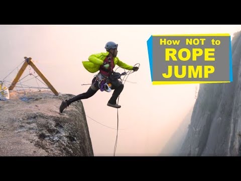 How Not to Rope Jump - Extreme Rope Jumping off Highlines! - YouTube