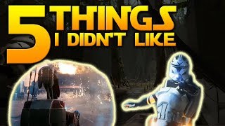 5 things I don't like with Star Wars: Battlefront 2!