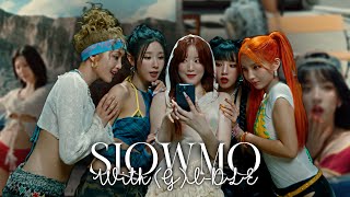 Celebrity SLOWMO Twixtor (G)I-DLE m/v “Klaxon” 4K clips for edits Miyeon Minnie Yuqi Soyeon Shuhua Wealth