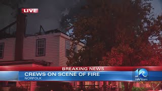 House catches fire on Granby Street in Ocean View