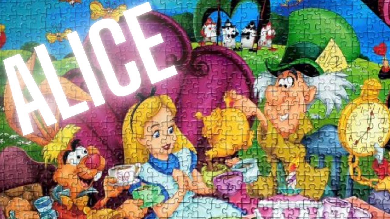 Disney’s Alice in Wonderland (1000 Piece Puzzle Time Lapse)