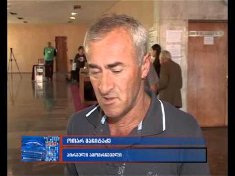 ახალციხის #1 საარჩევნო უბანზე პირველი ამომრჩეველი ოთარ მაჩიტაძე იყო