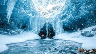 Glacier Ice Cave Ambience | Flowing Water &amp; Frozen Silence (Relaxing Loop) #Glacier #relaxingmusic
