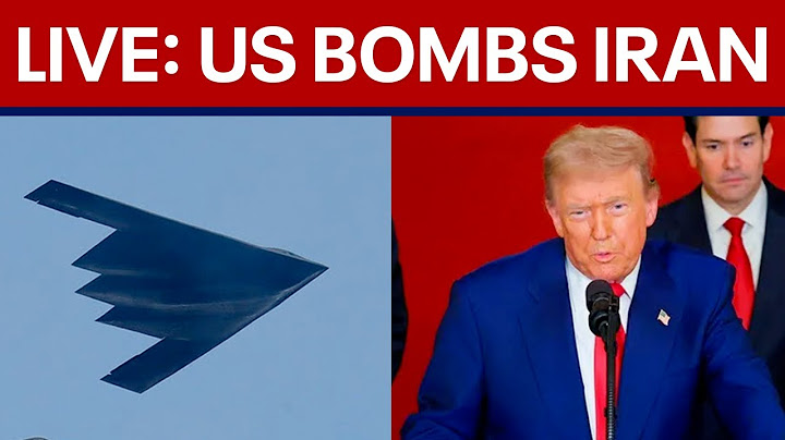 BREAKING: US bombs Iran nuclear sites; Trump to address nation at 10pm ET