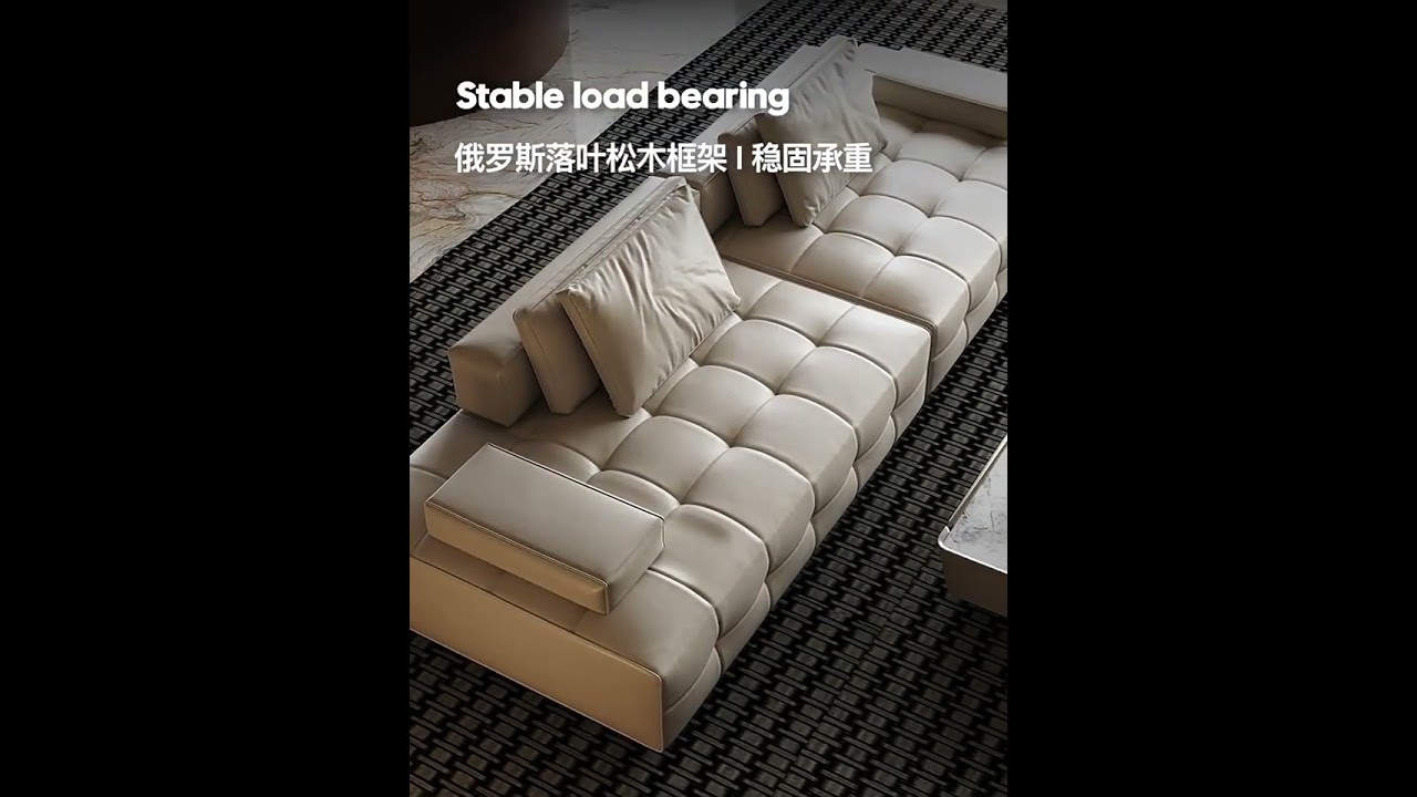 Home life. Unique, genuine leather sofa. High end furniture~Creating the ultimate lifestyle~