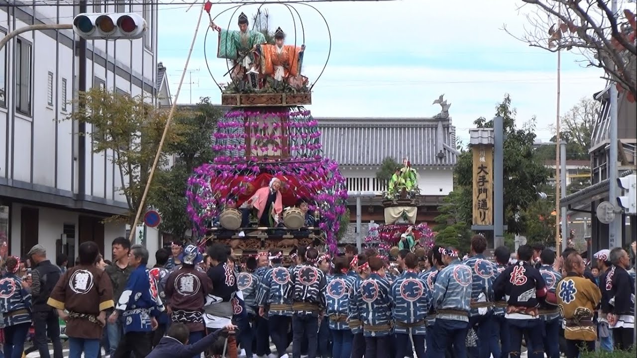 掛川市制10周年記念事業「祝賀まつり」曳き廻し