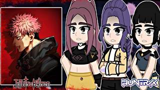 KPOP Demon Hunters React to Itadori Yuji as Rumi's Brother | Jujutsu Kaisen | Gacha React |