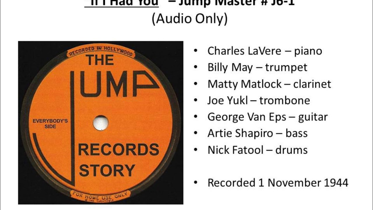 Unissued Master - LaVere's Chicago Loopers - 1944 George Van Eps and Matty Matlock