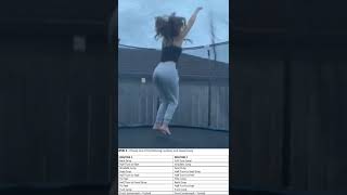 Trampoline level 3, routine 2