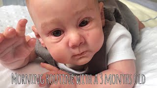 Reborn Video| Reborn Morning Routine With A 3 Months Old Baby Jeffry🧸 Reborn Role Play Reborn Life
