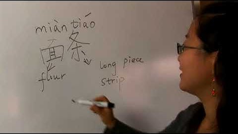 How to Write "Noodle" in Chinese Symbols