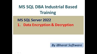 05. How to ENCRYPT & DECRYPT Column Data by EncryptByPassPhrase & DecryptByPassPhrase in MSSQL Hindi