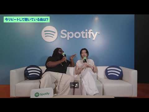 Elmiene & Fujii Kaze Spotify interview @ Summer Sonic 2026