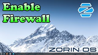 How To Enable The Firewall In Zorin OS #AKZorinHelp