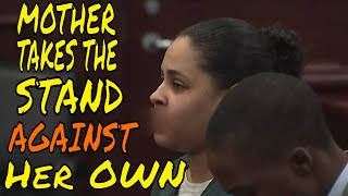 Mother testifying against her Own Killer Daughter
