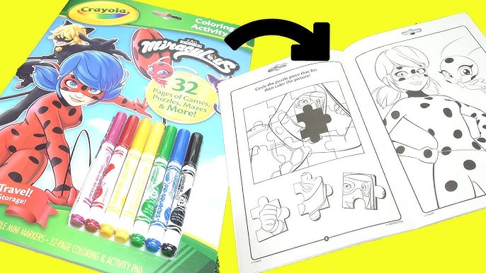 Miraculous Ladybug and Cat Noir Make Your Own DIY Comic Book Activity Kit!  Learn to Draw 