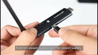 Lemorele 5G Wireless HDMI Meeting Transmitter and Receiver, Bluetooth Audio Transmitter for Laptop