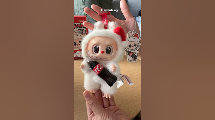 COCA COLA LABUBU #babythree #unboxing #popmart #blindbox #viralshorts #labubu #cocacola #rose