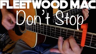 Video thumbnail of "Don't Stop (Fleetwood Mac) Fingerstyle Guitar"