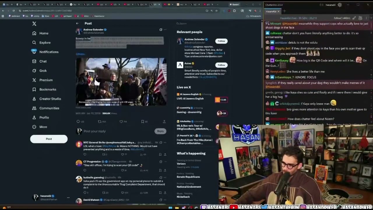 Hasan Claims He's One of America's Best Dog Owners Amid Controversy