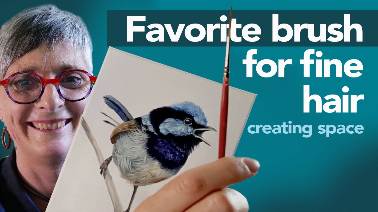 Лучшая кисть для тонкой детализации и бесплатный мастер-класс скоро будут доступны.