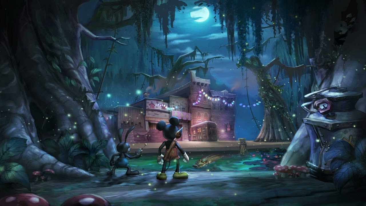 Epic Mickey 2: Bog Easy - Ian Opens Blot Alley Entrance {Unused}