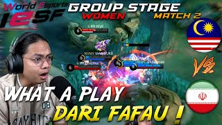 Malaysia Vs Iran Women Match 2 Iesf Wec25