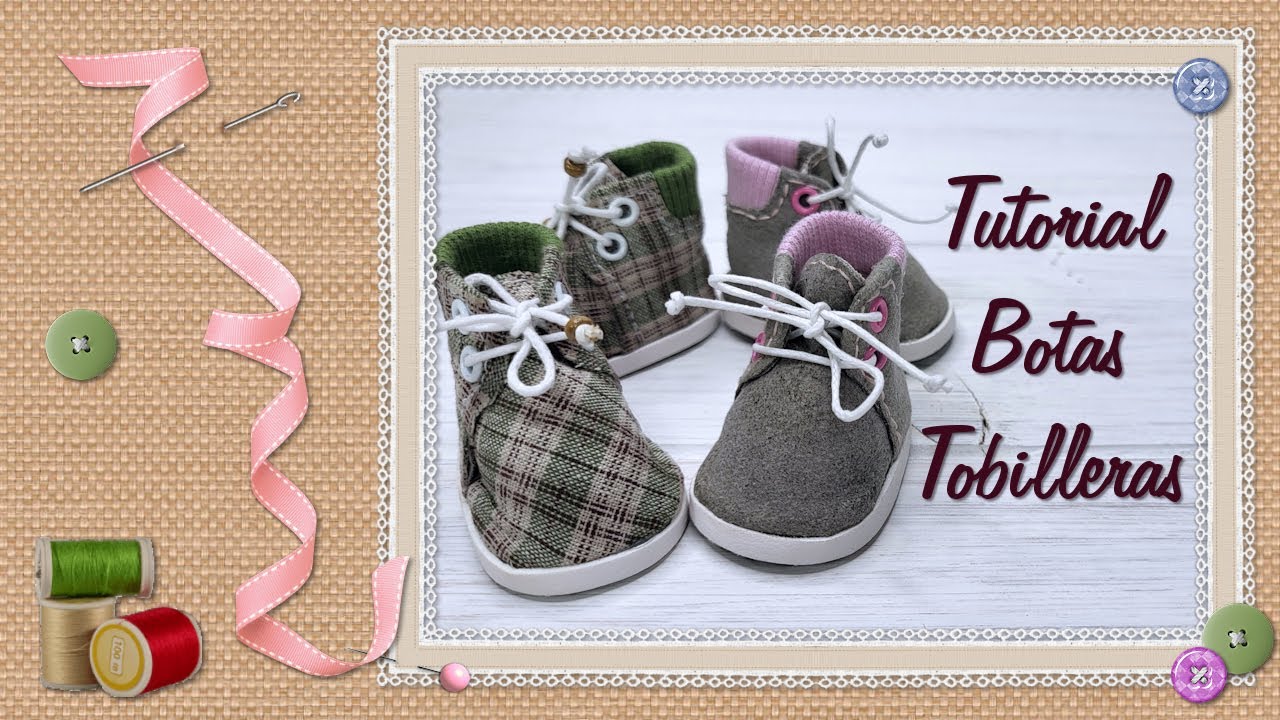 COMO hacer unas BOTAS TOBILLERAS /  HOW TO MAKE ANKLE BOOTS