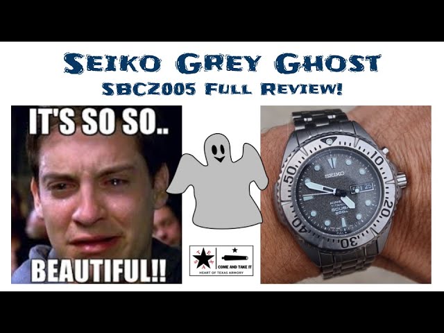 Seiko Grey Ghost Review- My Favorite Watch in my Collection! - YouTube