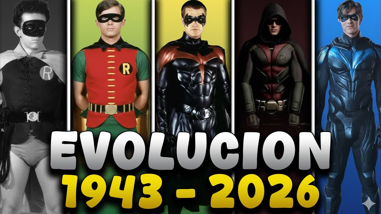 La EVOLUCIÓN de ROBIN: de niño ALEGRE a la mayor CARGA de Batman